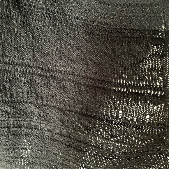 NEW! Simply Vera long black sweater with optional waist tie - Picture 3 of 5